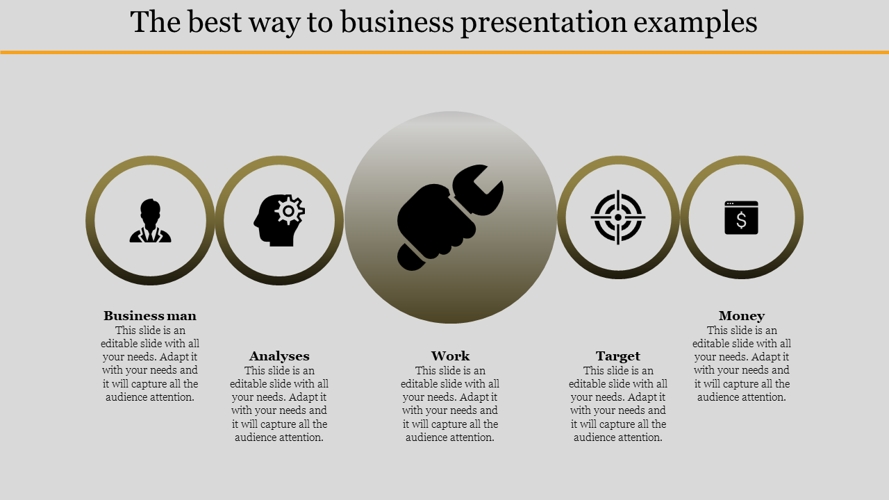 Free - Grab Best Business Presentation Examples Template PPT
